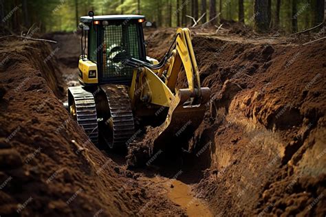 digging a ditch with a skid steer|digging holes with skid steer.